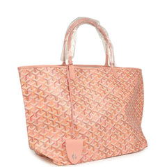 Goyard Goyardine Powder Pink Saint Louis GM Tote Palladium Hardware