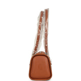 Goyard Goyardine Canvas Bonbonnière Bag Black and Brown Chevroches Calfskin Palladium Hardware - Thumbnail View 3