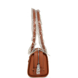 Goyard Goyardine Canvas Bonbonnière Bag Black and Brown Chevroches Calfskin Palladium Hardware - Thumbnail View 6