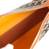Goyard Goyardine Canvas Bonbonnière Bag Black and Brown Chevroches Calfskin Palladium Hardware - Thumbnail View 8