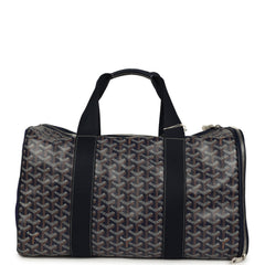 Goyard Goyardine Canvas Navy Blue Voltigeur MM Pet Carrier Bag Palladium Hardware