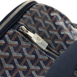 Goyard Goyardine Canvas Navy Blue Voltigeur MM Pet Carrier Bag Palladium Hardware - Thumbnail View 7