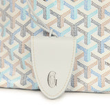 Goyard Goyardine Polar Blue Saint Louis PM Tote Palladium Hardware - Thumbnail View 6