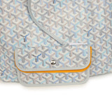 Goyard Goyardine Polar Blue Saint Louis PM Tote Palladium Hardware - Thumbnail View 8