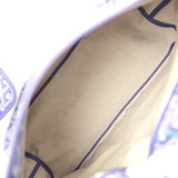 Goyard Goyardine Blueberry Purple Boheme Hobo Bag Palladium Hardware - Thumbnail View 9