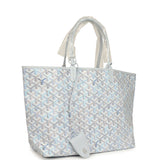 Goyard Goyardine Polar Blue Saint Louis PM Tote Palladium Hardware - Thumbnail View 2