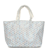 Goyard Goyardine Polar Blue Saint Louis PM Tote Palladium Hardware - Thumbnail View 4