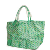 Goyard Goyardine Meadow Green Saint Louis GM Tote Palladium Hardware - Thumbnail View 5
