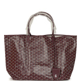 Goyard Goyardine Burgundy Saint Louis GM Tote Bag Palladium Hardware - Thumbnail View 1