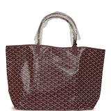 Goyard Goyardine Burgundy Saint Louis GM Tote Bag Palladium Hardware - Thumbnail View 4
