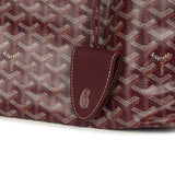 Goyard Goyardine Burgundy Saint Louis GM Tote Bag Palladium Hardware - Thumbnail View 7