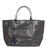 Goyard Goyardine Navy Saint Louis GM Tote Bag Palladium Hardware - Thumbnail View 1