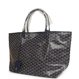 Goyard Goyardine Navy Saint Louis GM Tote Bag Palladium Hardware - Thumbnail View 5