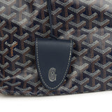 Goyard Goyardine Navy Saint Louis GM Tote Bag Palladium Hardware - Thumbnail View 7