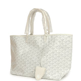 Goyard Goyardine White Saint Louis PM Tote Bag Palladium Hardware - Thumbnail View 5