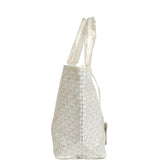 Goyard Goyardine White Saint Louis PM Tote Bag Palladium Hardware - Thumbnail View 3