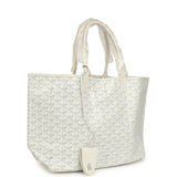 Goyard Goyardine White Saint Louis PM Tote Bag Palladium Hardware - Thumbnail View 2