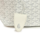 Goyard Goyardine White Saint Louis PM Tote Bag Palladium Hardware - Thumbnail View 7