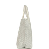 Goyard Goyardine Canvas White Saint Louis GM Tote Palladium Hardware - Thumbnail View 3