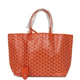 Goyard Goyardine Canvas Orange Saint Louis PM Tote Palladium Hardware - Thumbnail View 1