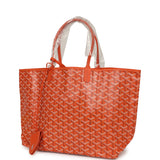 Goyard Goyardine Canvas Orange Saint Louis PM Tote Palladium Hardware - Thumbnail View 5