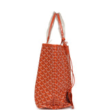 Goyard Goyardine Canvas Orange Saint Louis PM Tote Palladium Hardware - Thumbnail View 3