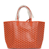 Goyard Goyardine Canvas Orange Saint Louis PM Tote Palladium Hardware - Thumbnail View 4