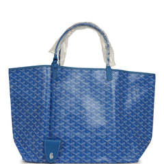 Goyard Goyardine Sky Blue Saint Louis GM Tote Bag Palladium Hardware