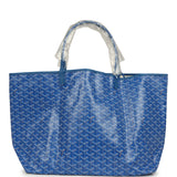 Goyard Goyardine Sky Blue Saint Louis GM Tote Bag Palladium Hardware - Thumbnail View 4