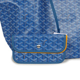 Goyard Goyardine Sky Blue Saint Louis GM Tote Bag Palladium Hardware - Thumbnail View 8