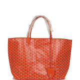Goyard Goyardine Orange Saint Louis GM Tote Bag Palladium Hardware - Thumbnail View 1
