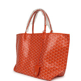 Goyard Goyardine Orange Saint Louis GM Tote Bag Palladium Hardware - Thumbnail View 5