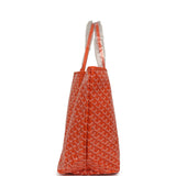 Goyard Goyardine Orange Saint Louis GM Tote Bag Palladium Hardware - Thumbnail View 3