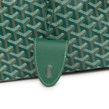 Goyard Goyardine Green Saint Louis PM Tote Bag Palladium Hardware - Thumbnail View 7