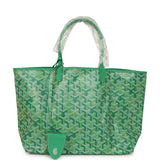 Goyard Goyardine Meadow Green Saint Louis PM Tote Palladium Hardware - Thumbnail View 1