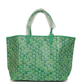 Goyard Goyardine Meadow Green Saint Louis PM Tote Palladium Hardware - Thumbnail View 4