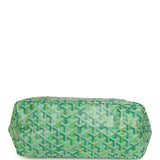 Goyard Goyardine Meadow Green Saint Louis PM Tote Palladium Hardware - Thumbnail View 6