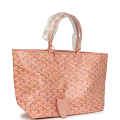 Goyard Goyardine Powder Pink Saint Louis PM Tote Palladium Hardware