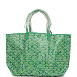 Goyard Goyardine Meadow Green Saint Louis PM Tote Palladium Hardware - Thumbnail View 4