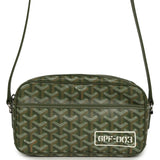 Goyard Goyardine Khaki Cap Vert PM Bag Palladium Hardware - Thumbnail View 1