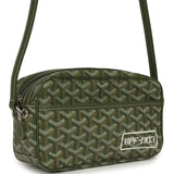 Goyard Goyardine Khaki Cap Vert PM Bag Palladium Hardware - Thumbnail View 2