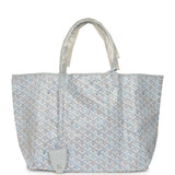 Goyard Goyardine Polar Blue Saint Louis GM Tote Palladium Hardware - Thumbnail View 1