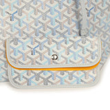 Goyard Goyardine Polar Blue Saint Louis GM Tote Palladium Hardware - Thumbnail View 8