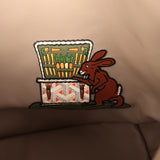 Goyard Goyardine Greige Anjou PM Embroidered Bunny Tote Palladium Hardware - Thumbnail View 10