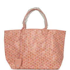 Goyard Goyardine Powder Pink Saint Louis GM Tote Palladium Hardware