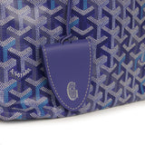 Goyard Goyardine Blueberry Purple Saint Louis GM Tote Palladium Hardware - Thumbnail View 7