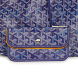 Goyard Goyardine Blueberry Purple Saint Louis GM Tote Palladium Hardware - Thumbnail View 8