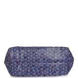 Goyard Goyardine Blueberry Purple Saint Louis GM Tote Palladium Hardware - Thumbnail View 6