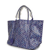 Goyard Goyardine Blueberry Purple Saint Louis GM Tote Palladium Hardware - Thumbnail View 5