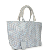 Goyard Goyardine Polar Blue Saint Louis PM Tote Palladium Hardware - Thumbnail View 2